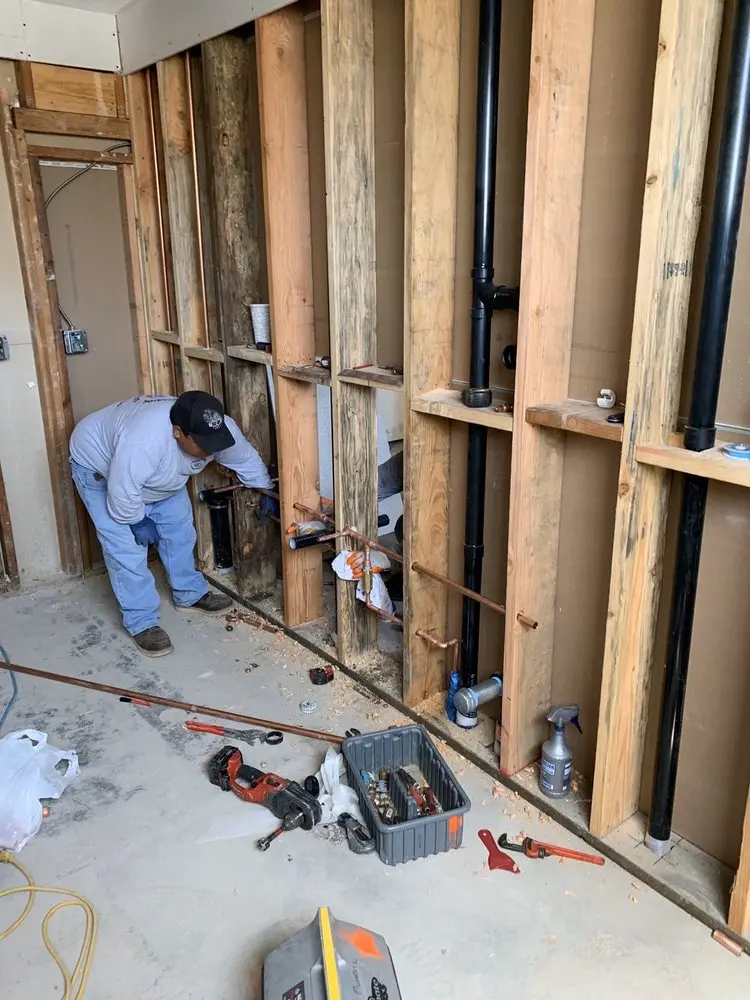 Commercial rough-in plumbing for Water Heater Replacement in Bay Park Estates